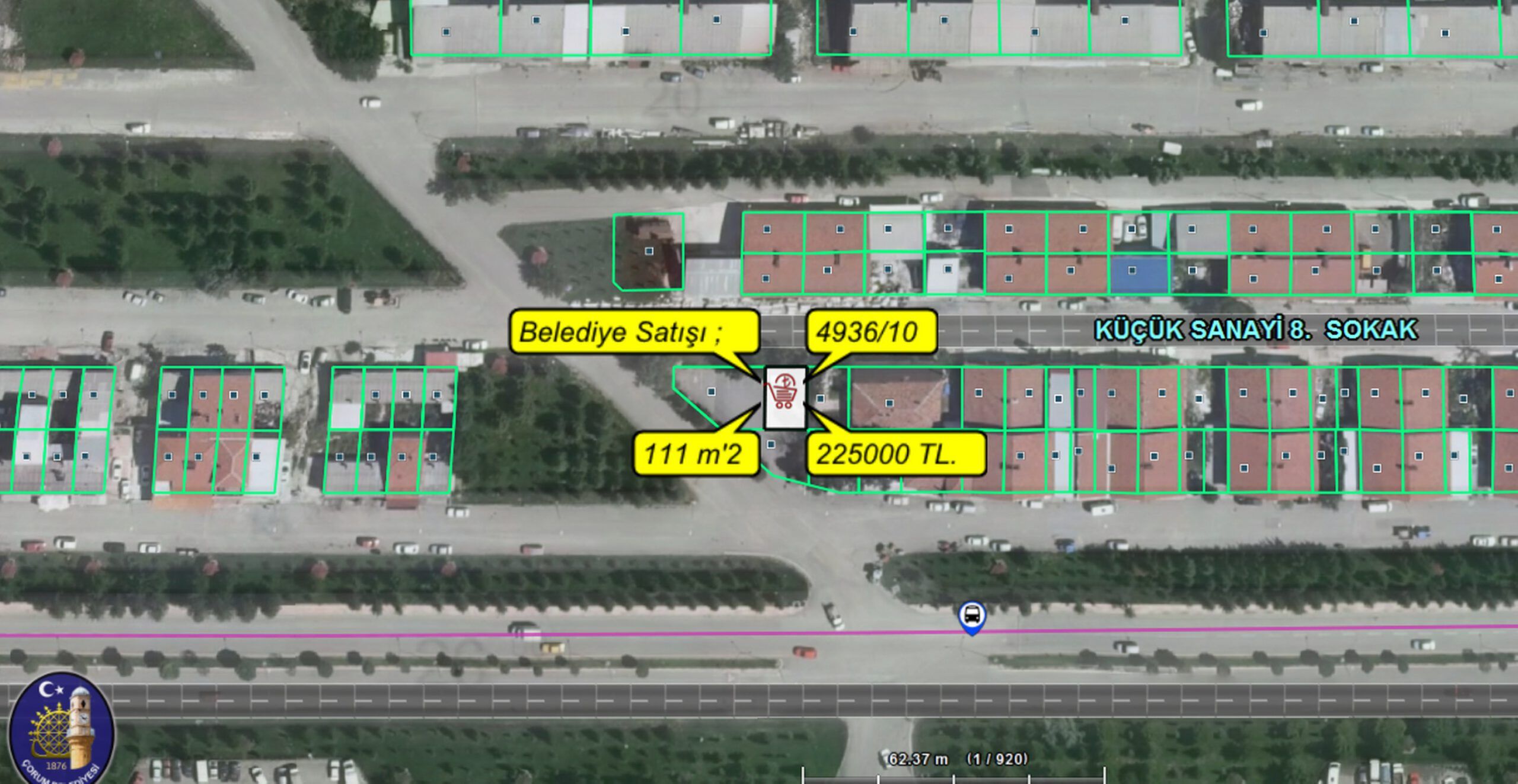 Belediye, villa-konut, sanayi ve ticaret arsaları satacak