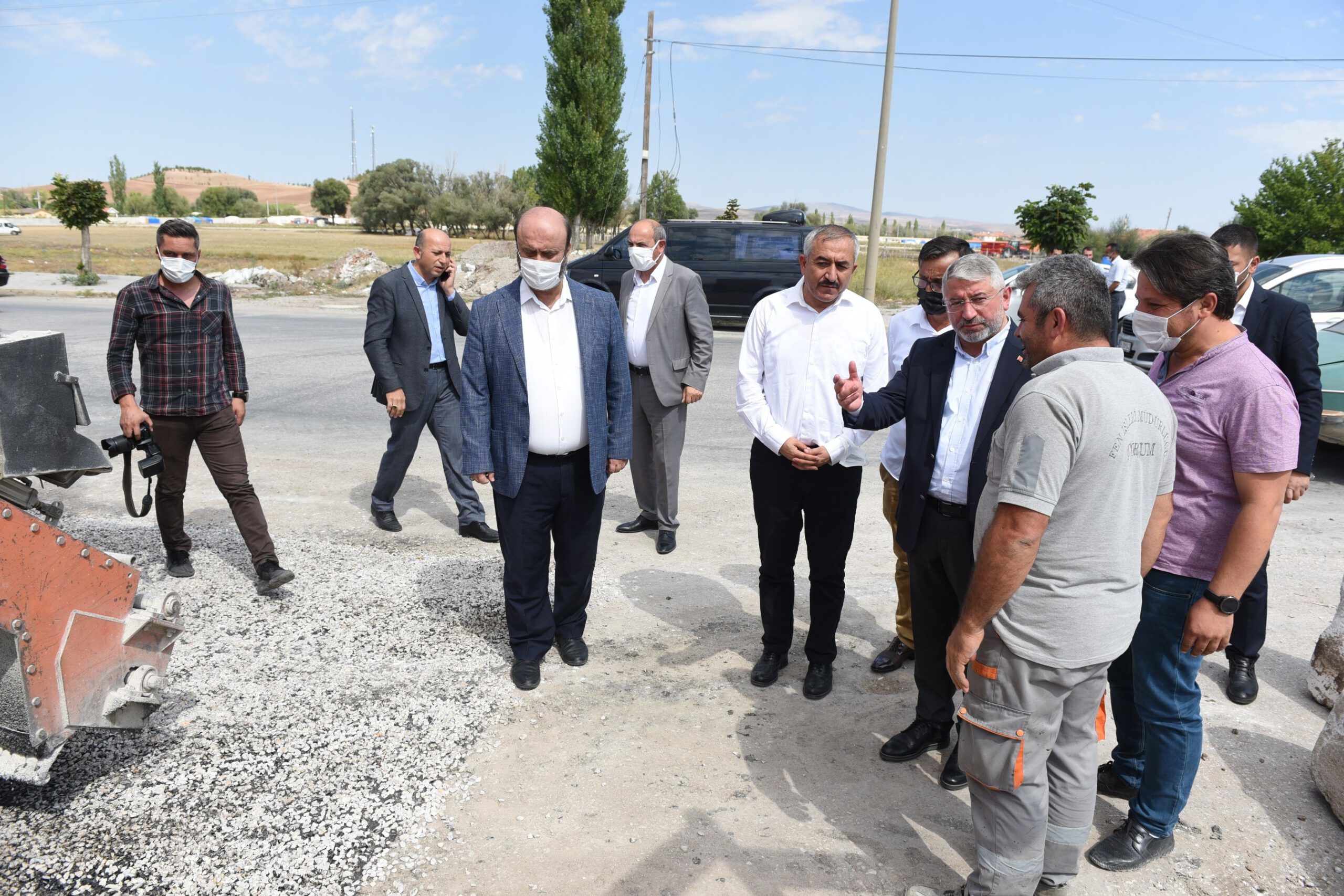 Çorum Belediyesi’nden Alaca’ya asfalt