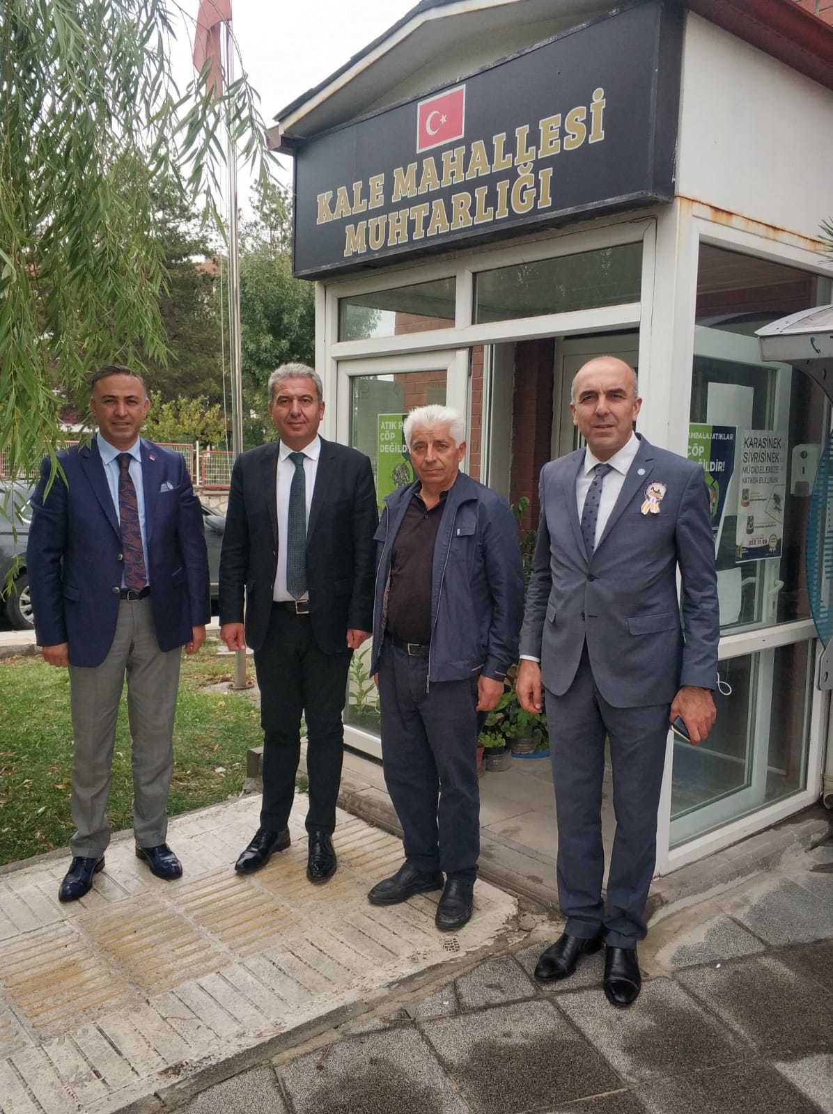 CHP ve İYİ Parti’den Muhtar Şahin’e ziyaret