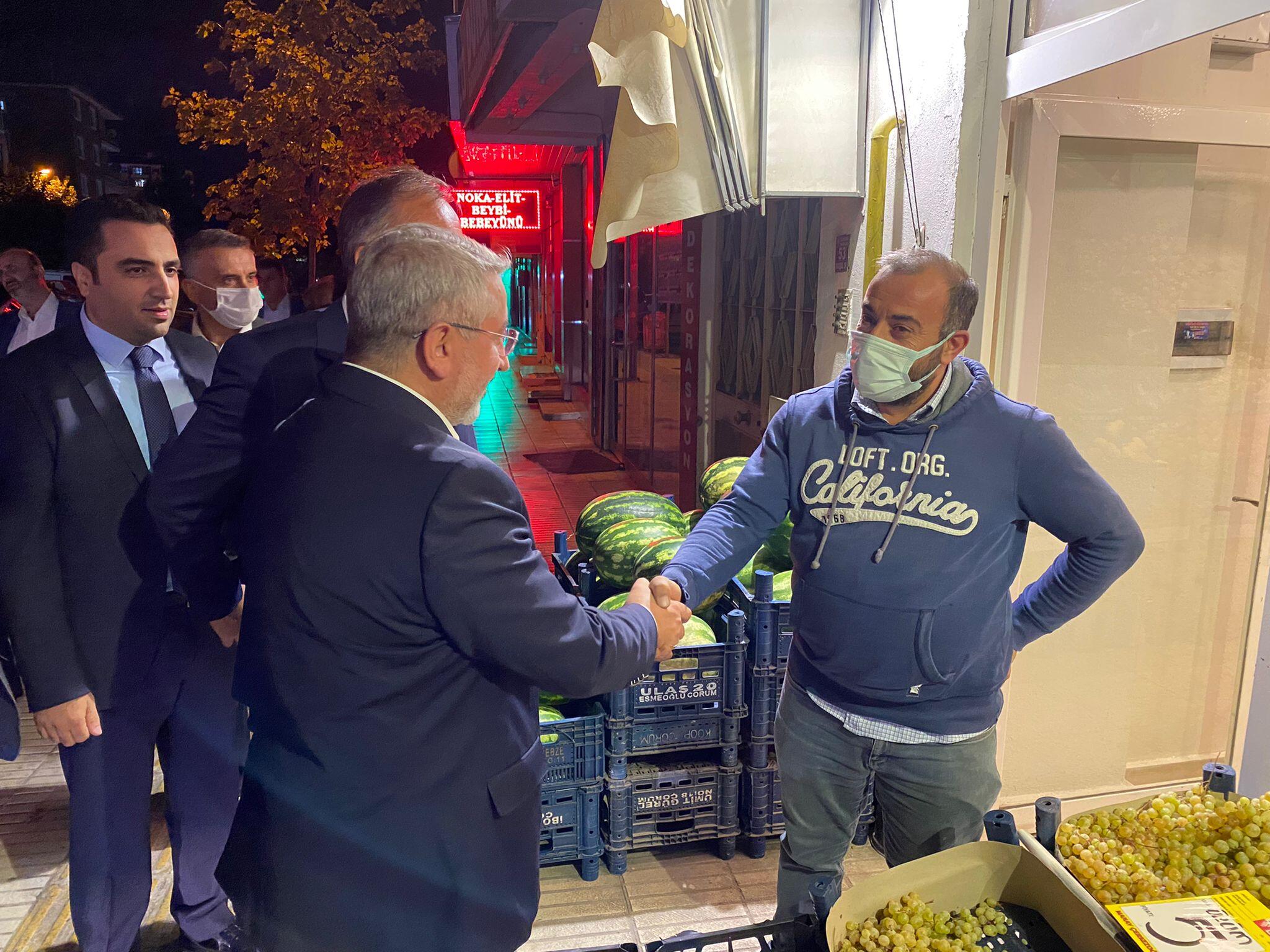 Başkan Aşgın’ın Esnaf Ziyaretleri Sürüyor