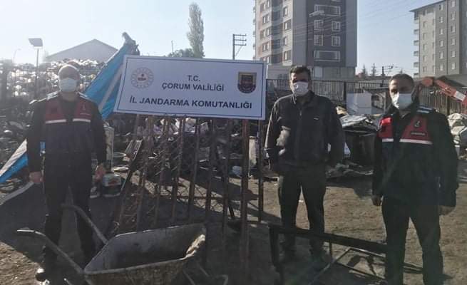 BAĞDAN ÇALDILAR, HURDACIYA SATTILAR