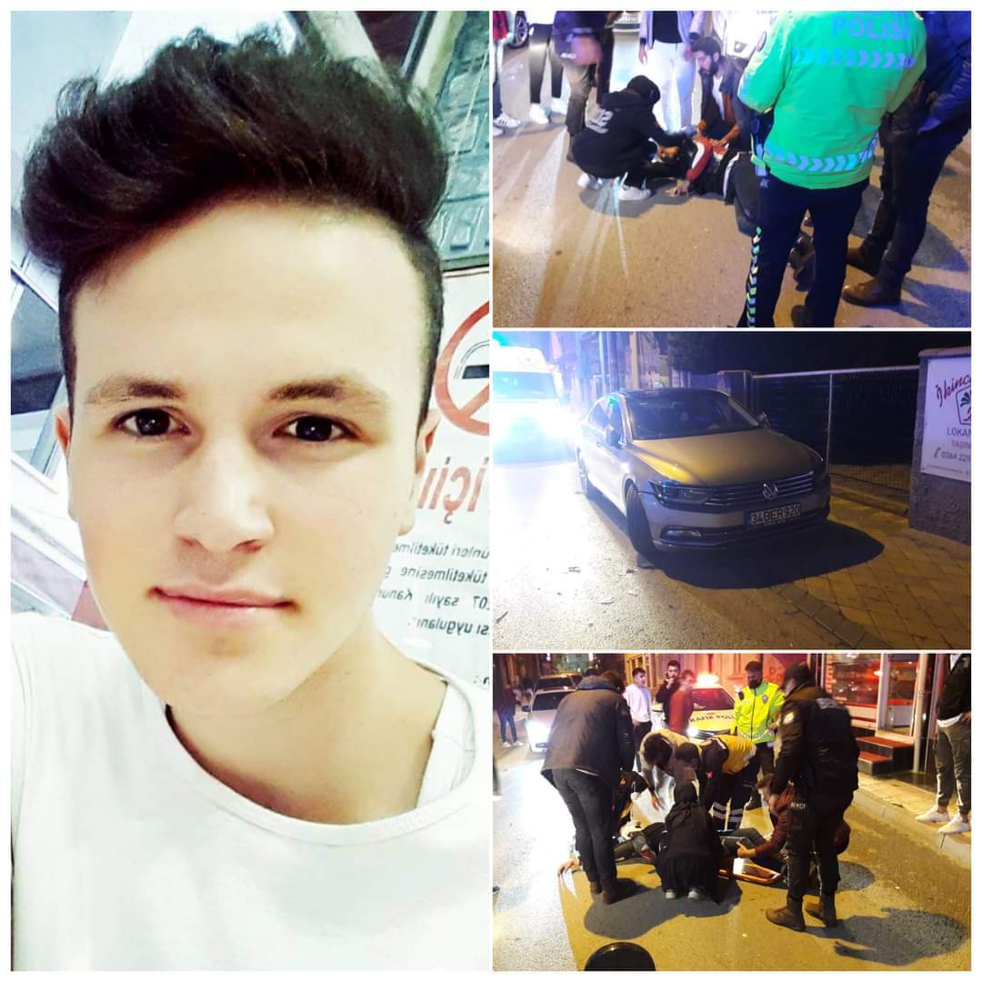 MOTOR KAZASINDA CAN VERDİ