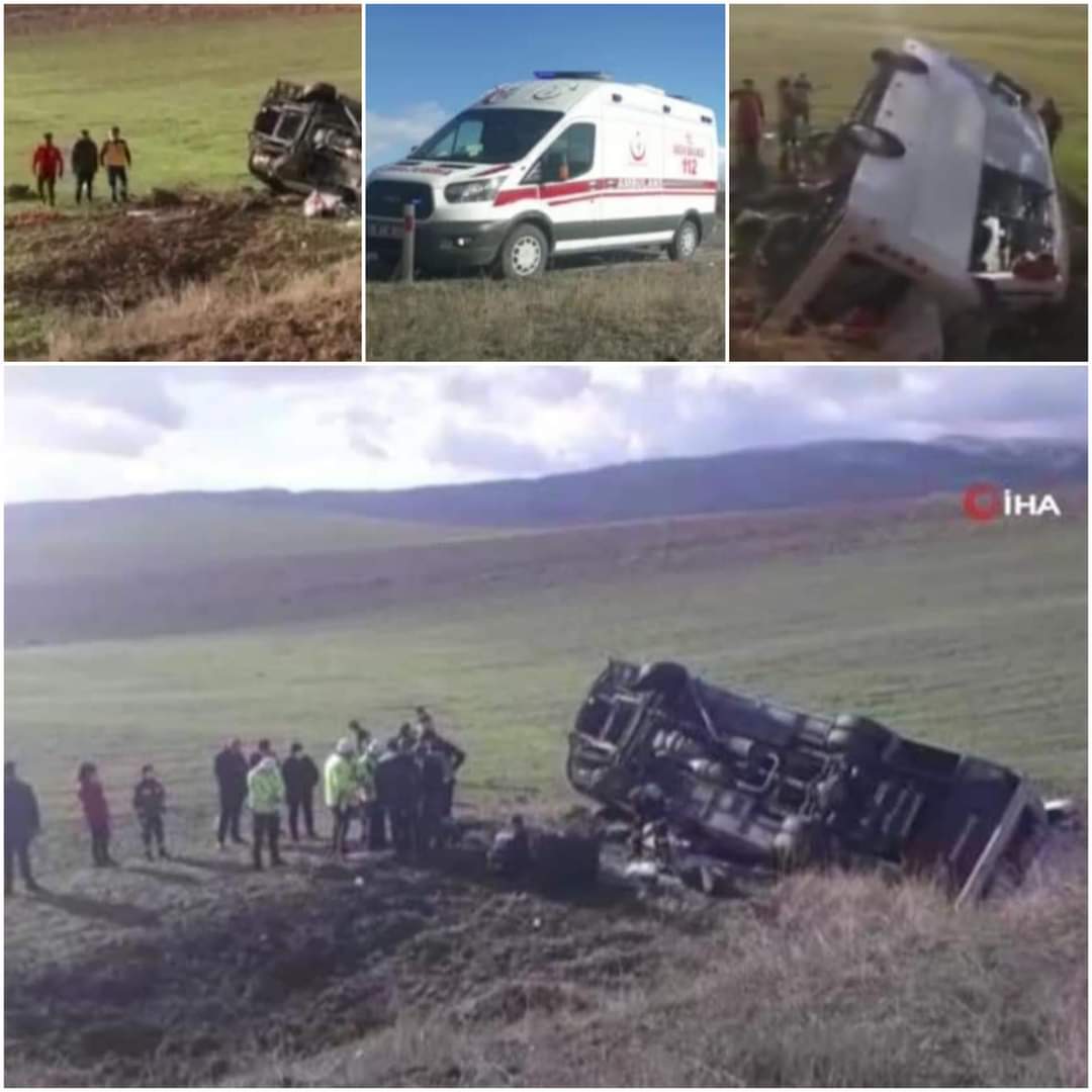 GÜREŞ TAKIMI KAZA YAPTI! 1 KİŞİ ÖLDÜ, 15 YARALI VAR