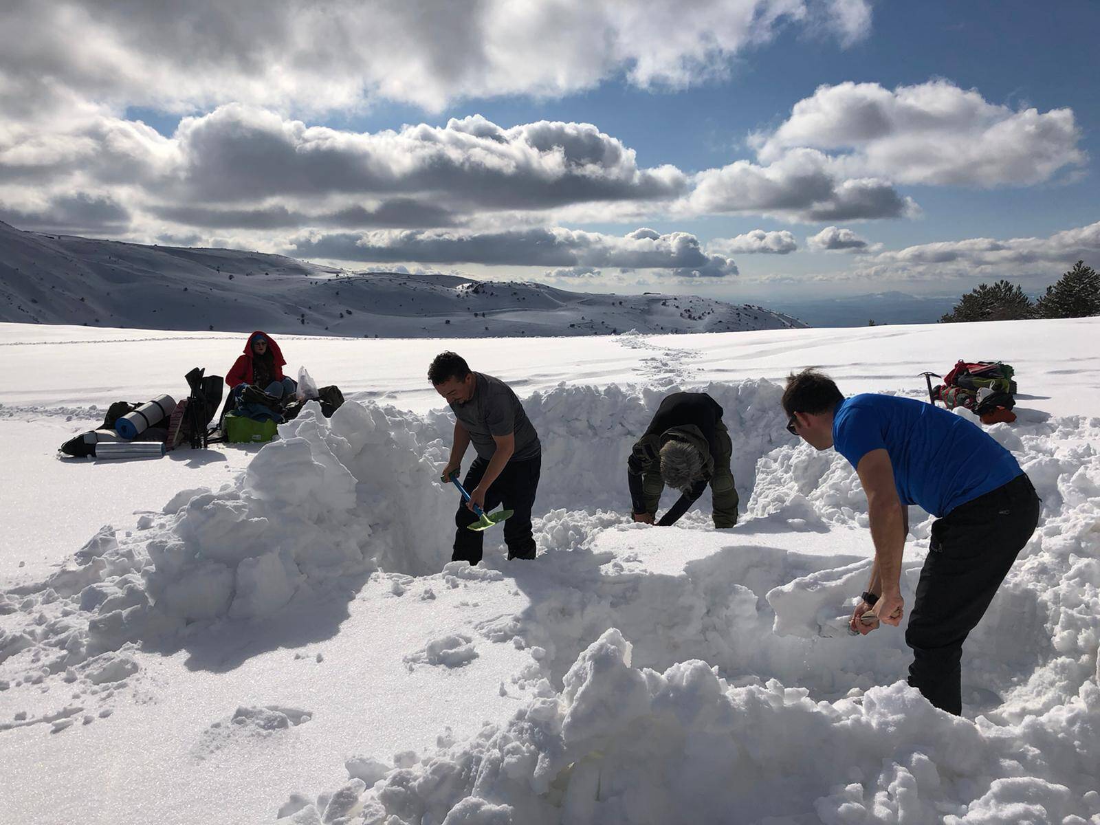 (HİDAK), Çatak Eski Kayak Merkezi Mevkiinde Kış Kampı gerçekleştirdi
