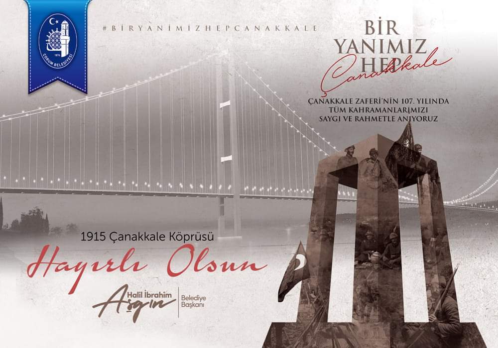 Halil İbrahim Aşgın’dan Çanakkale Zaferi mesajı