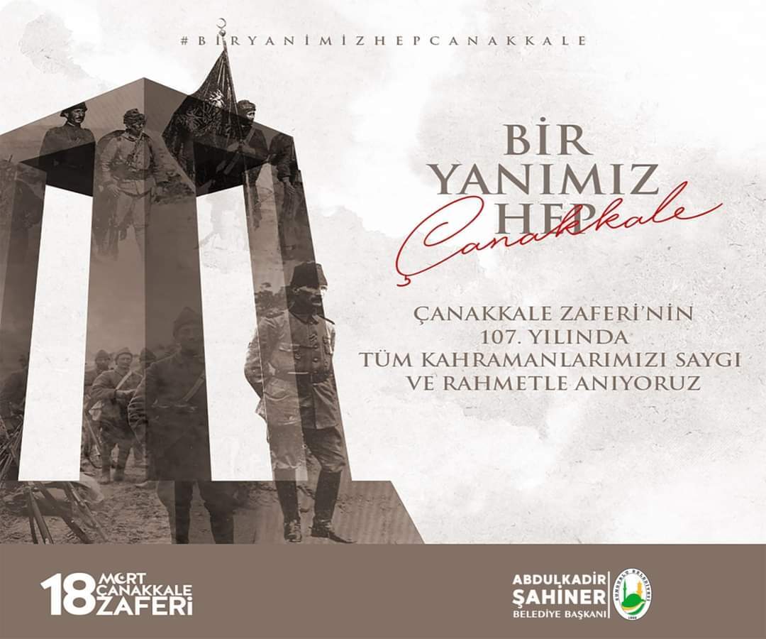 Abdulkadir Şahiner’den Çanakkale Zaferi mesajı