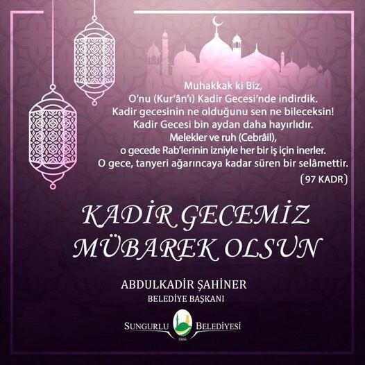 KADİR GECEMİZ MÜBAREK OLSUN