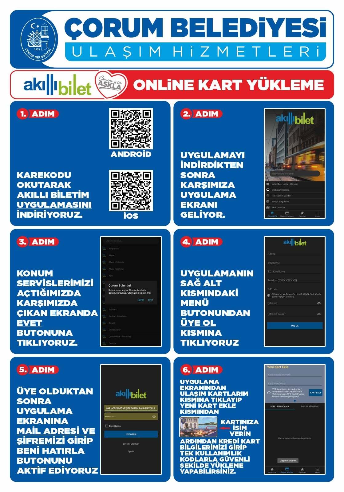 OTOBÜS KARTLARINDA“ONLİNE” DÖNEMİ