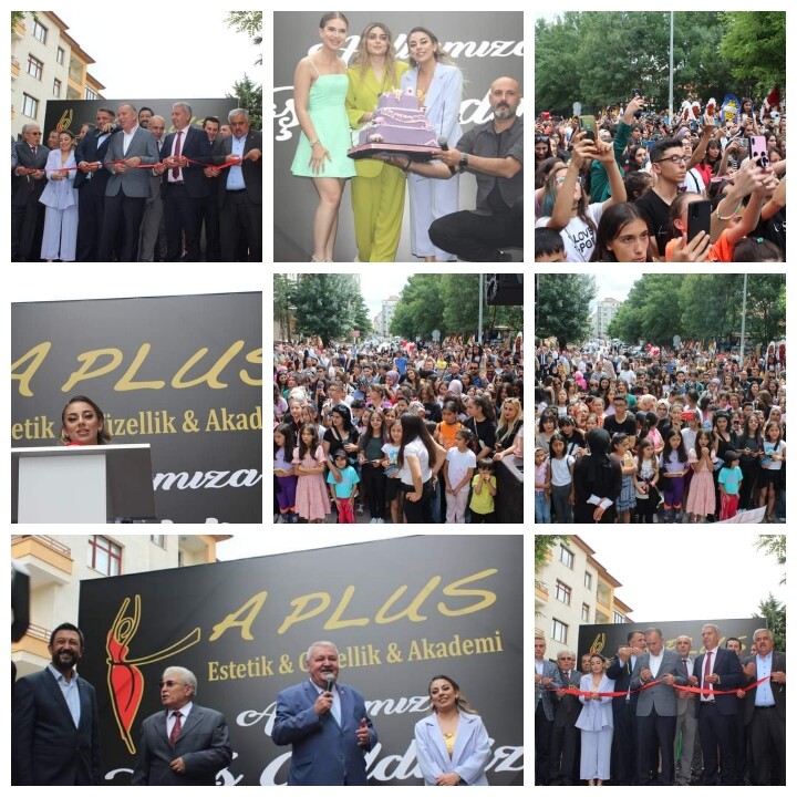 A PLUS GÜZELLİK VE AKADEMİ MERKEZİNE GÖRKEMLİ AÇILIŞ