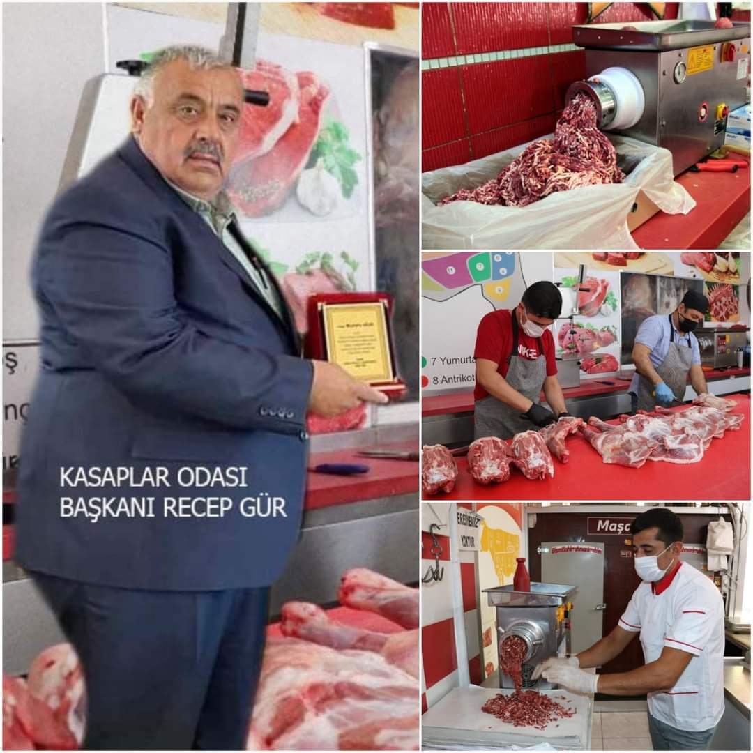 KASAPLAR ODASI BAŞKANI DUYURDU! BİZDEN BAŞKA KİMSE KIYMA ÇEKEMEZ