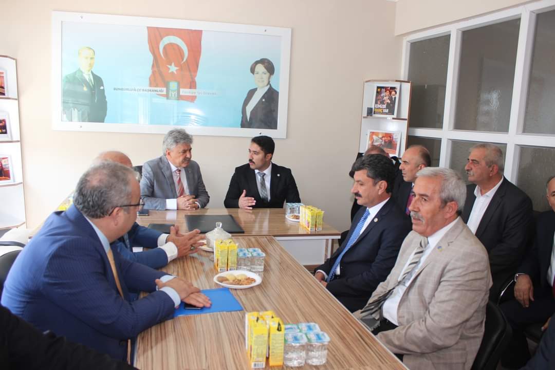 İYİ PARTİ’NİN SUNGURLU’DAKİ ÇALIŞMALARI ELE ALINDI