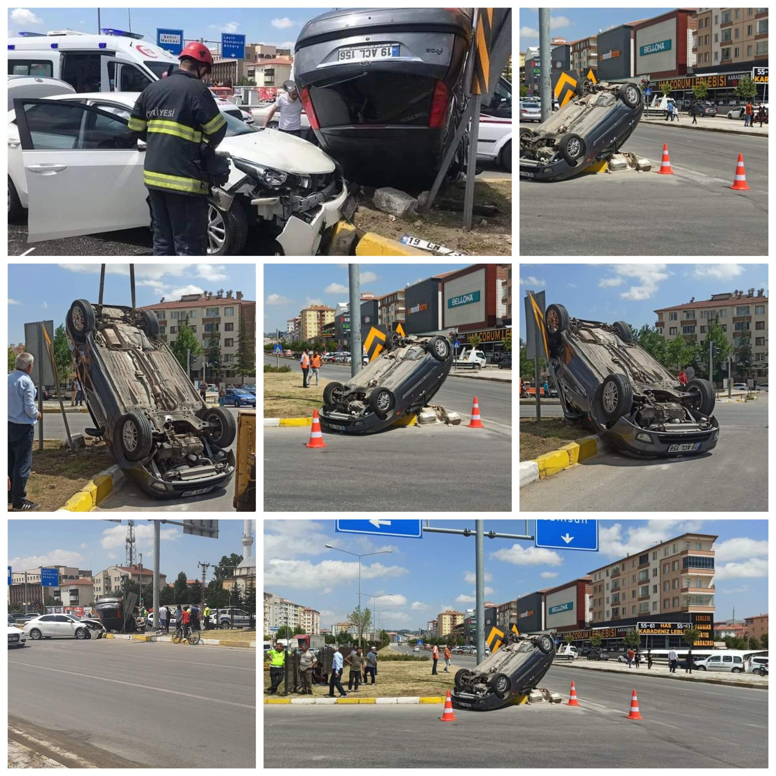 ÇEVREYOLU’NDA KORKUNÇ KAZA