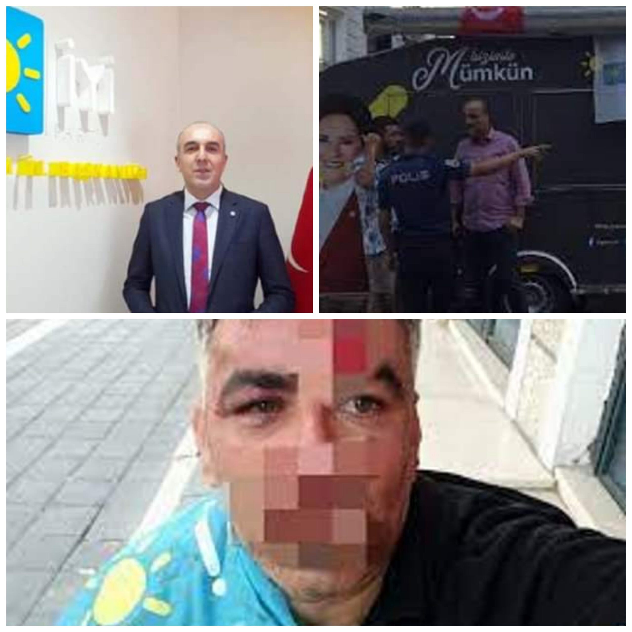 ESENYURT’TA İYİ PARTİLİLERE SALDIRI.. İL BAŞKANI ÖZSAÇMACI’DAN KINAMA