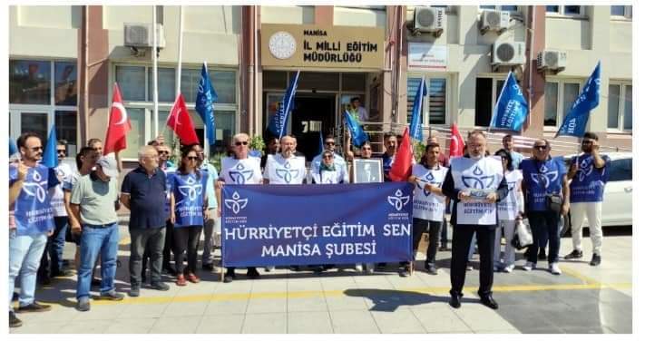 ÖĞRETMENLER, MAHMUT ÖZER’E GÜVERCİNLE MESAJ GÖNDERDİ