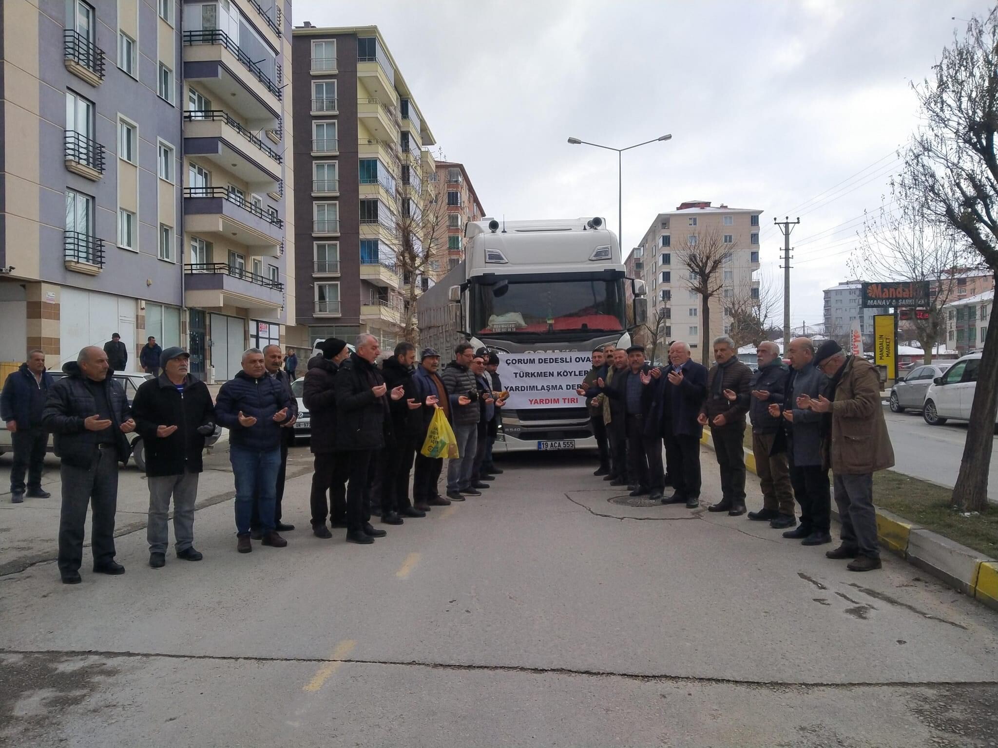 DEDESLİ YARDIM<br>TIRI YOLA ÇIKTI