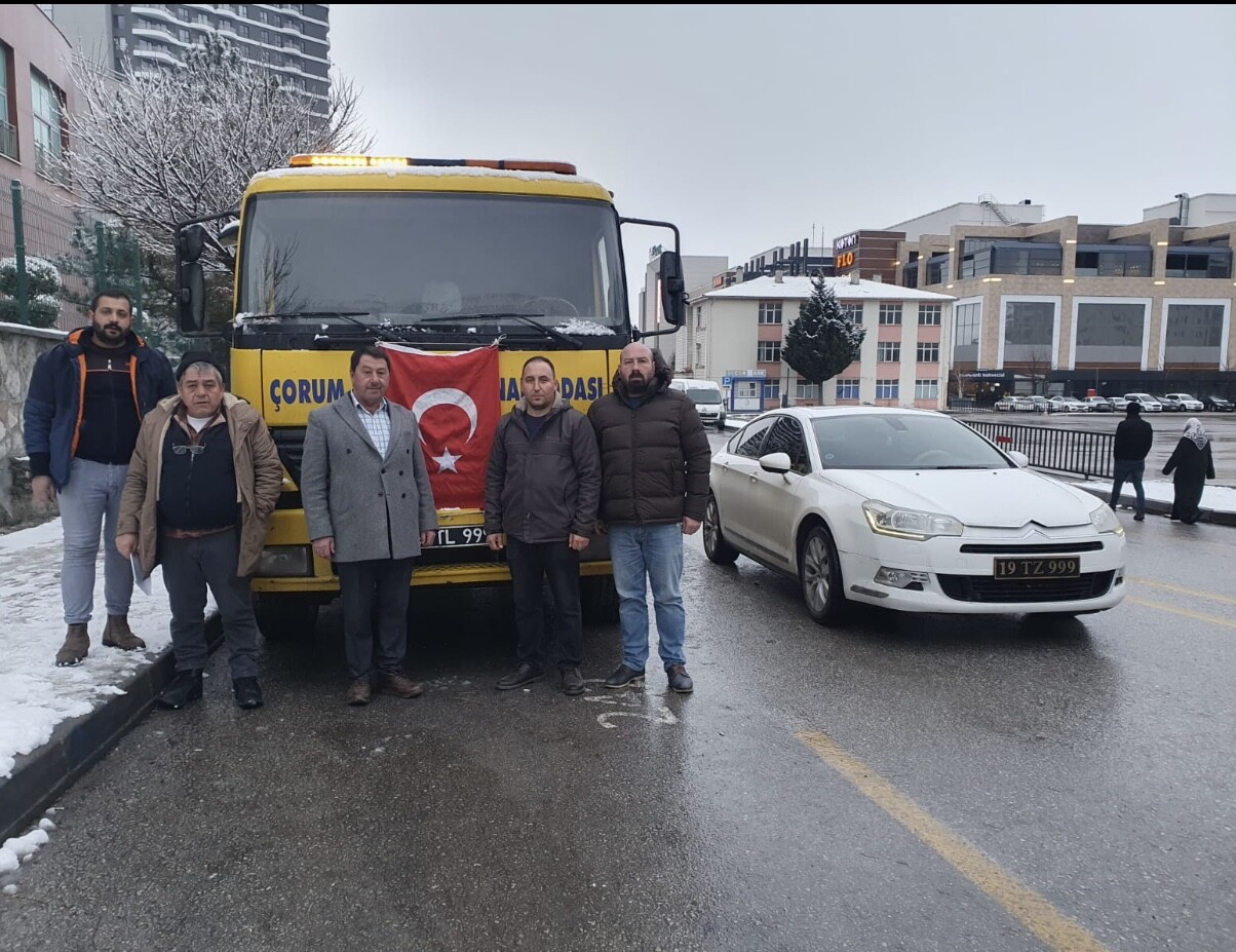 ÇORUM’DAN BİR KURTARICI DAHA DEPREM BÖLGESİNE GİTTİ