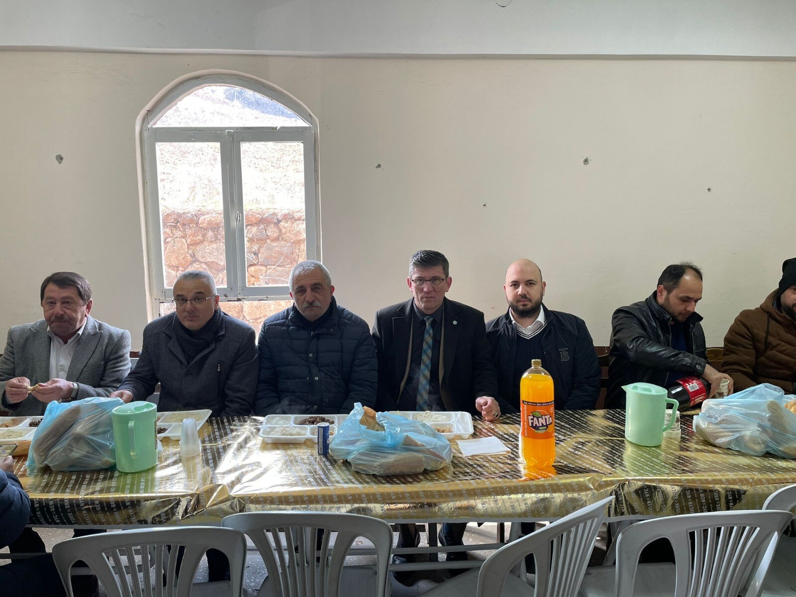 İYİ PARTİ HEYETİ TUTUŞ’TA<br>YAĞMUR DUASINA KATILDI