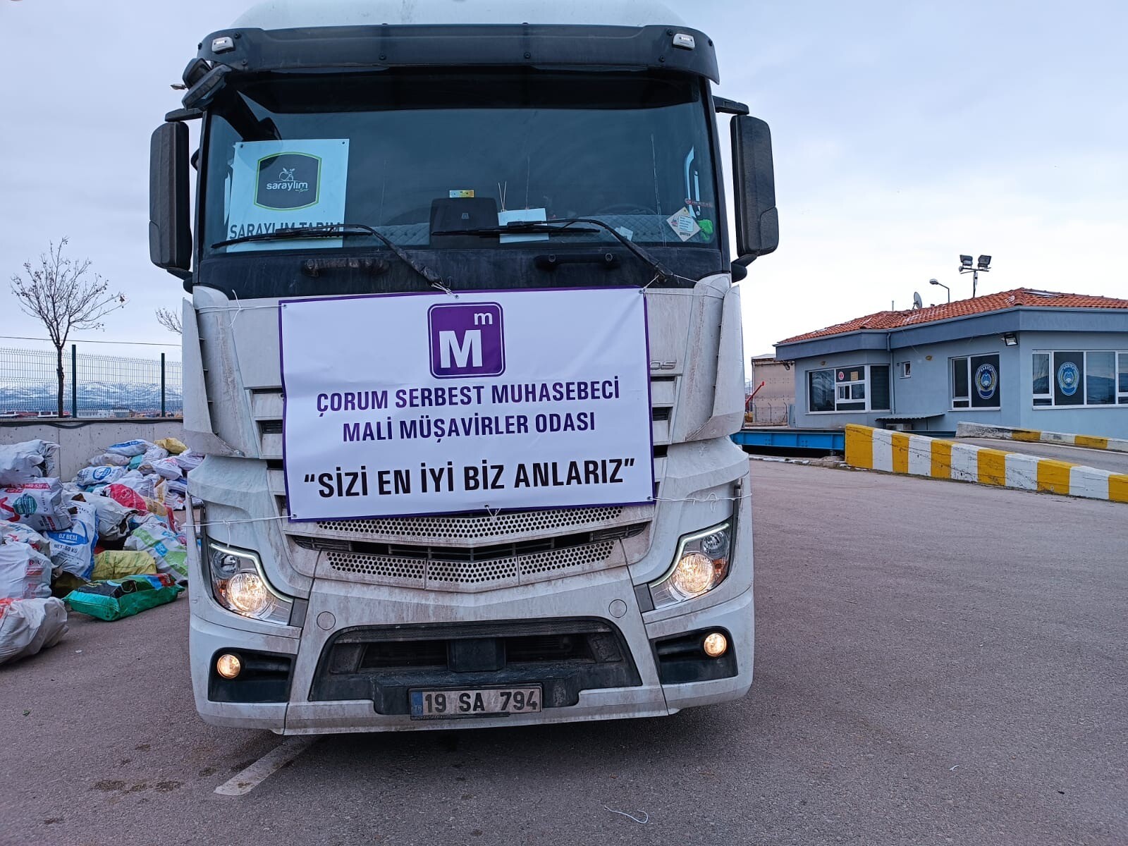 TÜRMOB’UN YARDIM TIRI BÖLGEYE HARAKET ETTİ