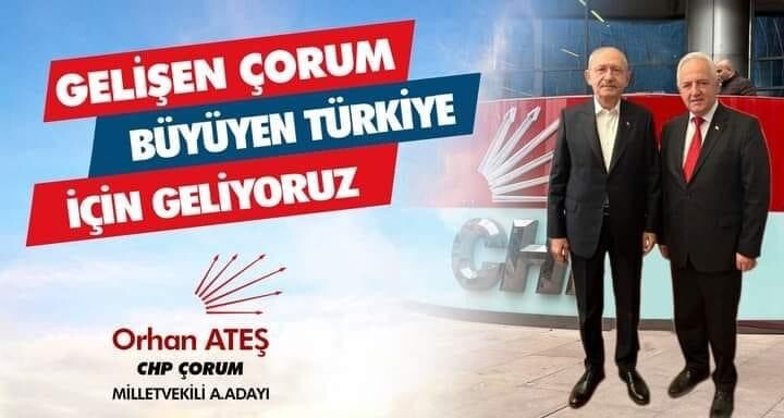 “Gelişen Çorum, büyüyen Türkiye için geliyoruz.”