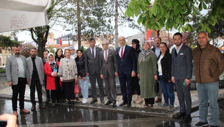 Bekir Özsaçmacı’dan esnaf ziyareti