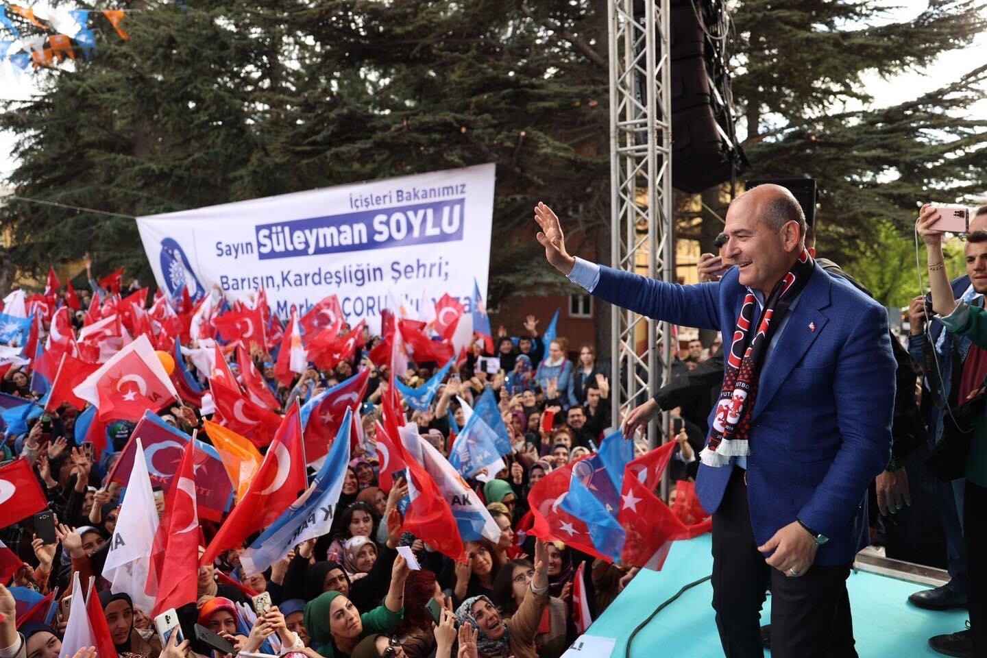 ÇORUMLULAR, BU SÖZLERE ALIŞTI, “SOYLU’DA AYNI SÖZÜ VERDİ“HAVAALANI VE HIZLI TREN GETİRECEĞİZ”