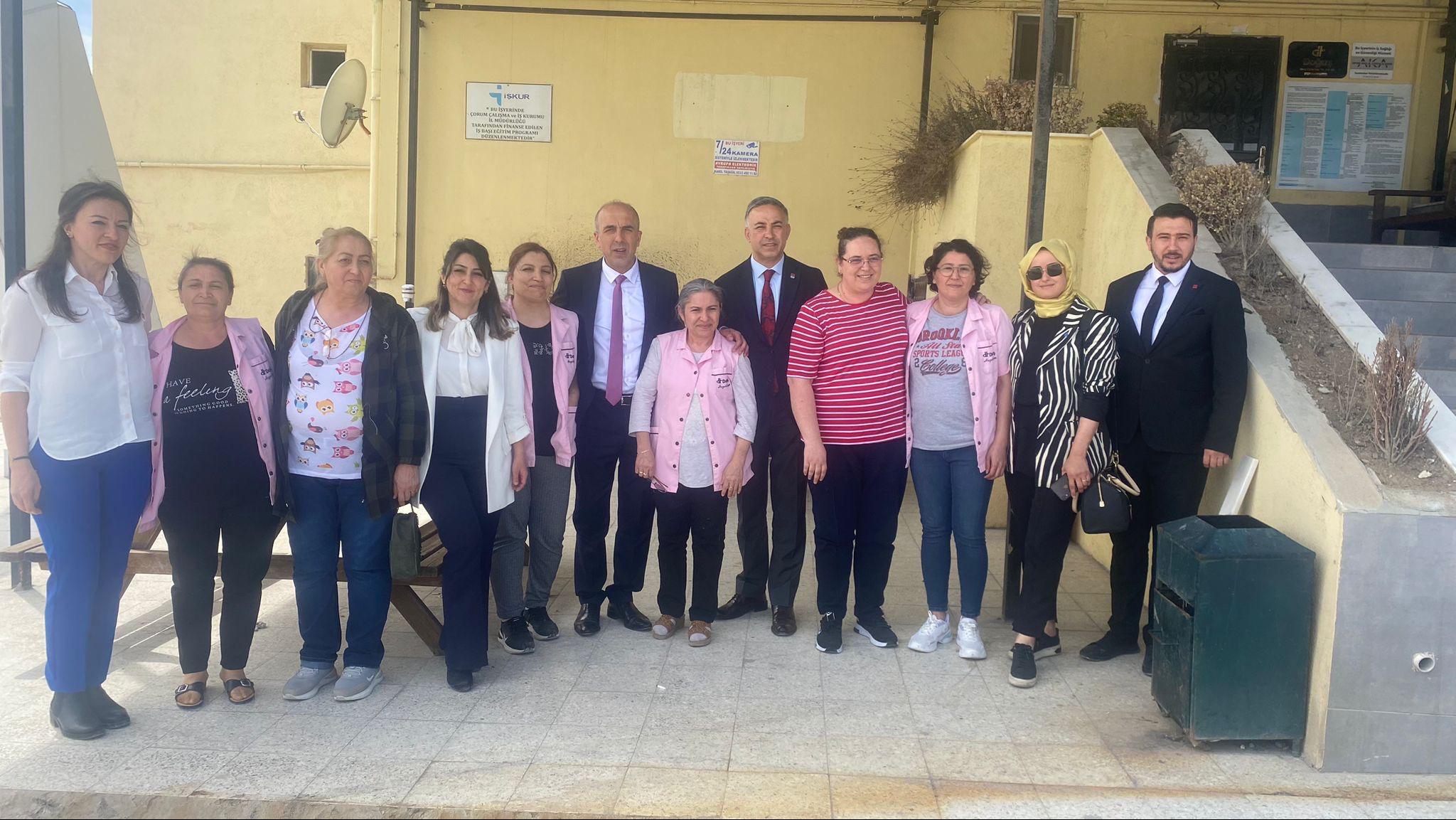 MİLLET İTTİFAKI ADAYLARI EMEKÇİLERLE BİRLİKTE