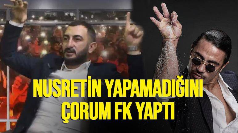 NUSRETİN YAPAMADIĞINI ÇORUM FK YAPTI 