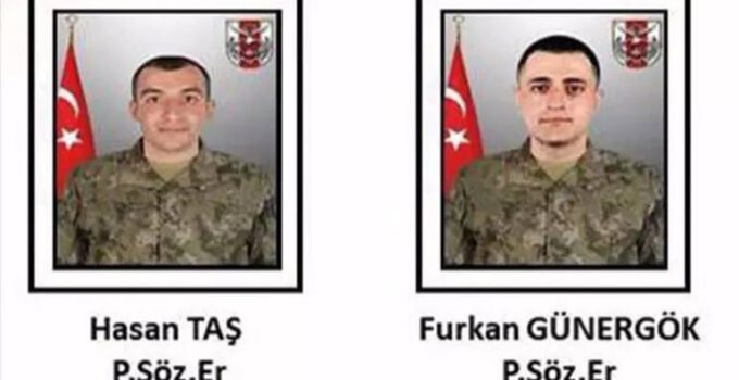 PKK’dan Taciz Ateşi… İki Şehit!..