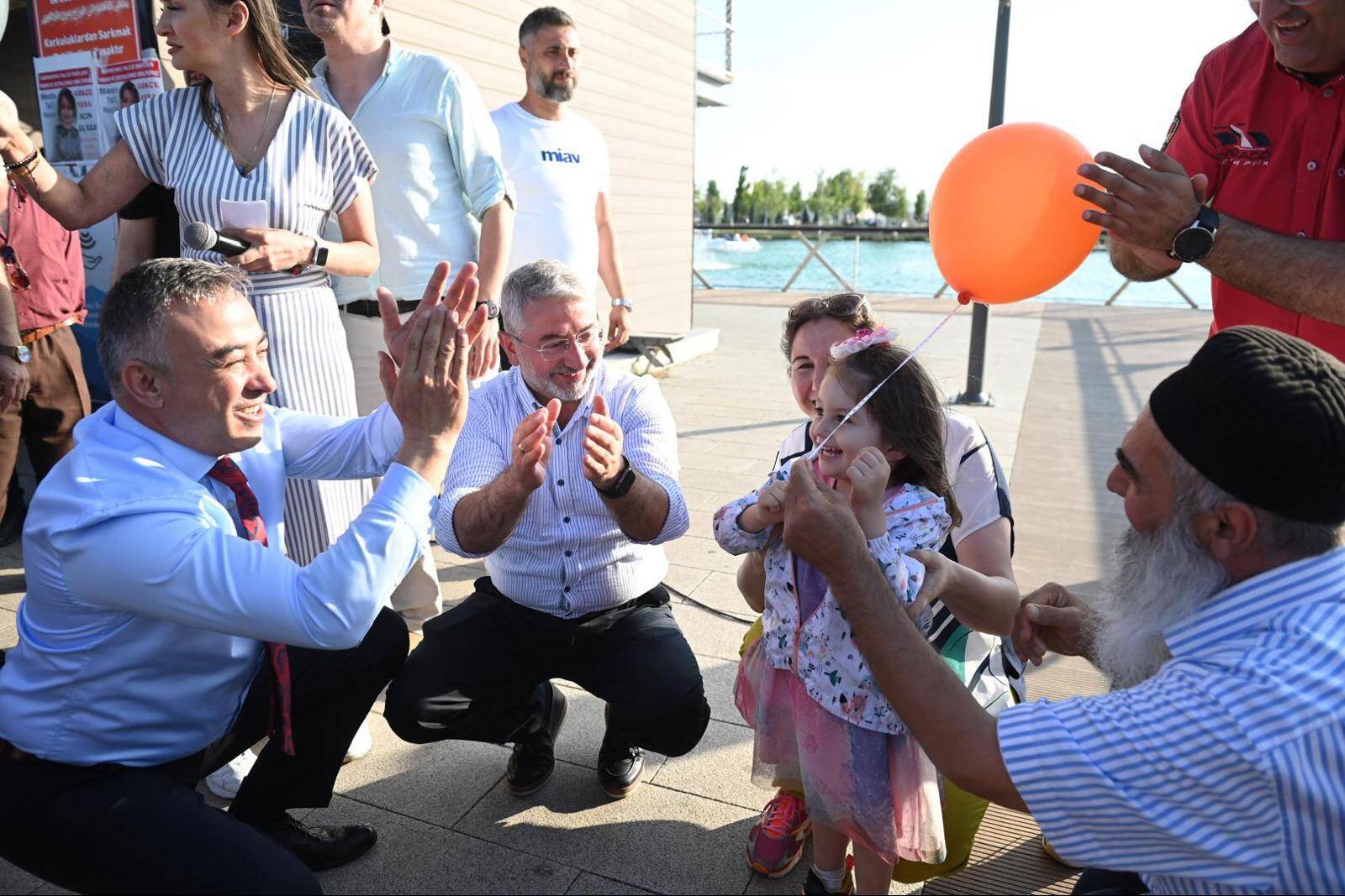 Balonlar Gökçe Vera için uçtu