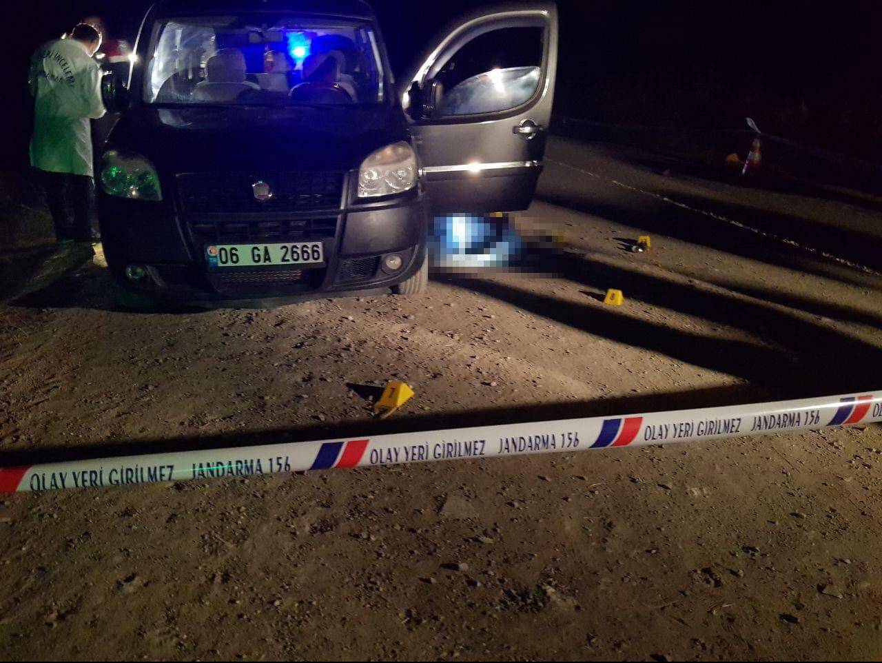 ARACINDA ÖLÜ HALDE BULUNDU