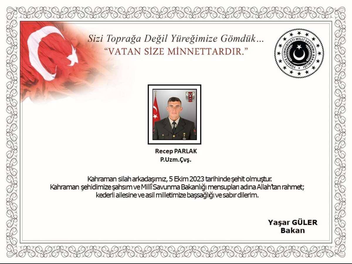 Irak’ta Bir Şehit… Suriye’de 8 Yaralı…
