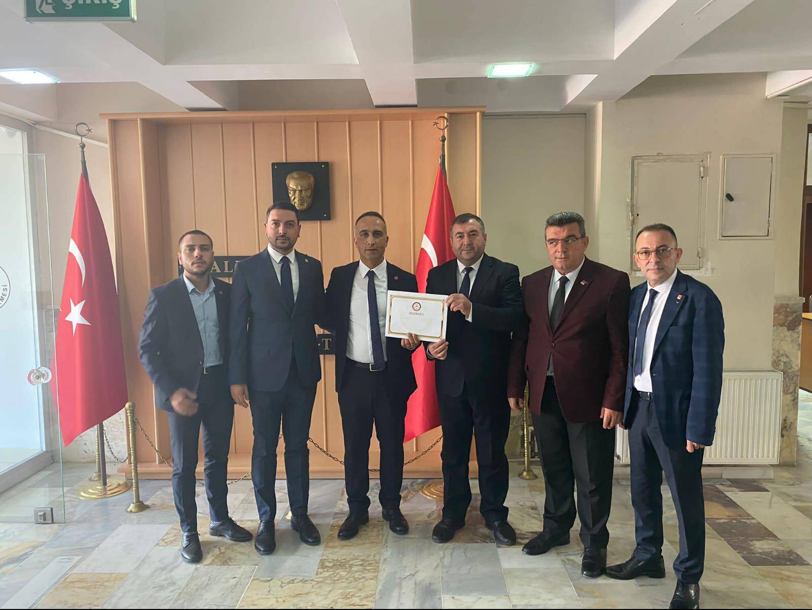 DİNÇER SOLMAZ,MAZBATASINI ALDI
