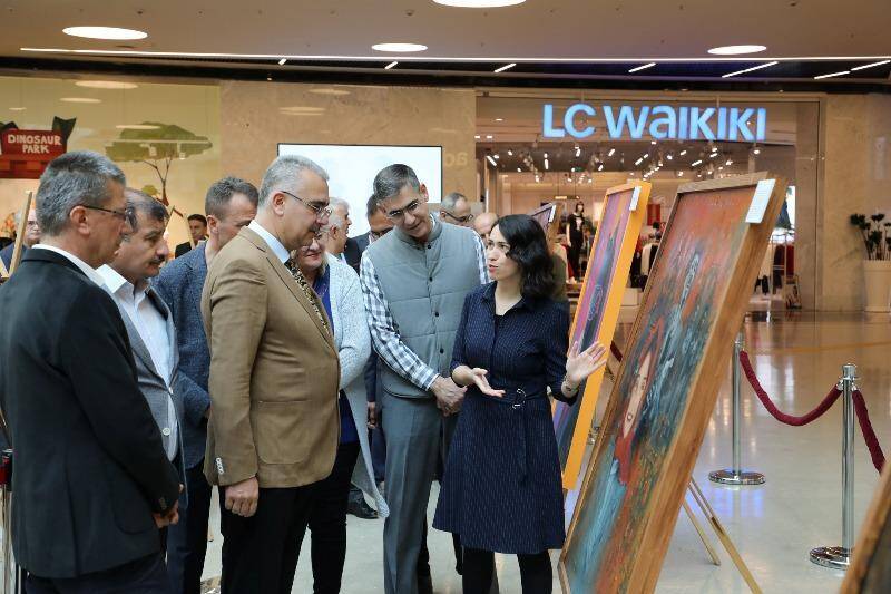 Ressam Serpil Uysal “INS Diaspora Anısına” Resim Sergisi Açtı
