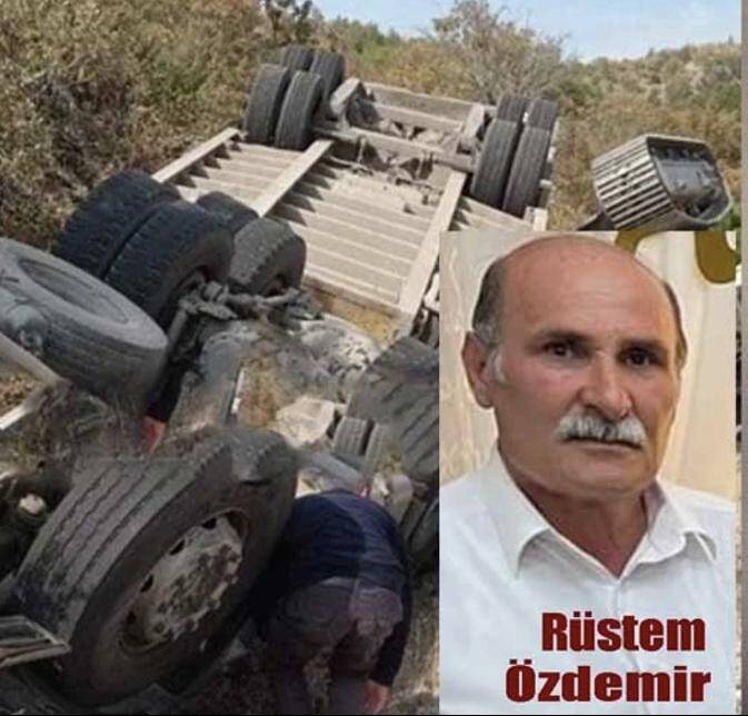 Özel İdare tırı devrildi: 2 kişi hayatını kaybetti