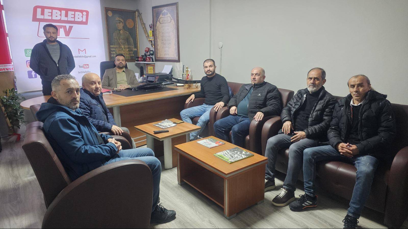ÇORUM ASKF YÖNETİMİ,BASIN DERNEĞİ’Nİ KUTLADI