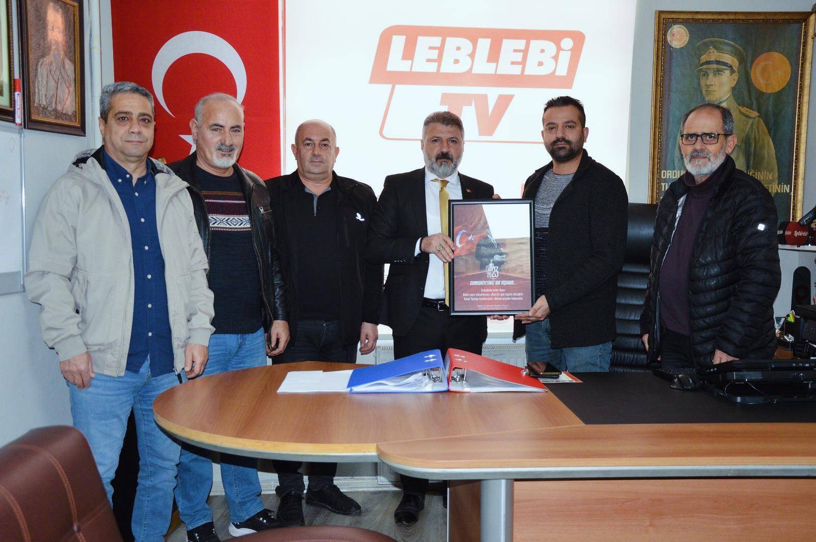 Aydın ve Gök’ten Çorum Basın Derneği’ne hayırlı olsun ziyareti