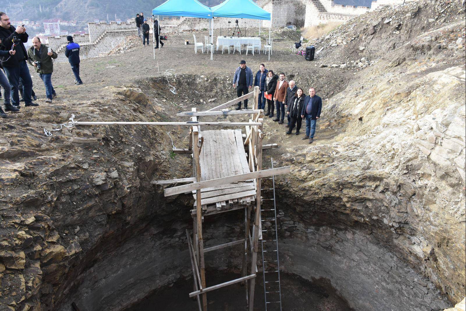Paflagonya bölgesinin en önemli merkezi İskilip’te 2 bin yıllık sarnıç ve mimari yapı bulundu