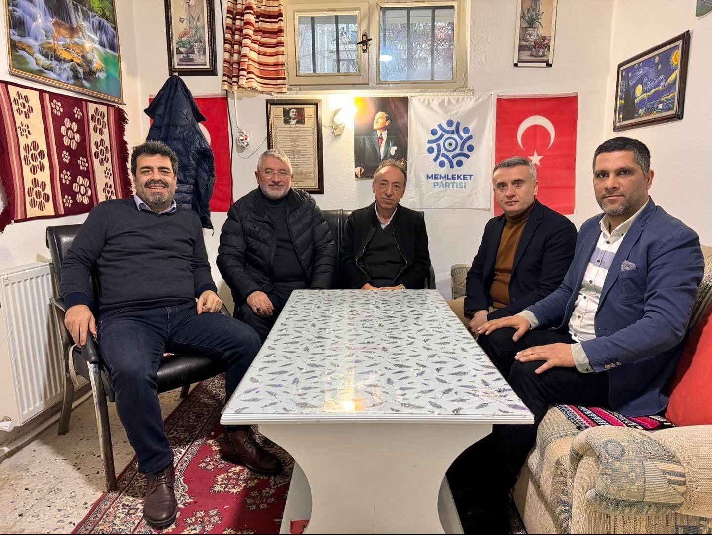 BAŞKAN AŞGIN’DAN MEMLEKET PARTİSİ’NE İADE-İ ZİYARET