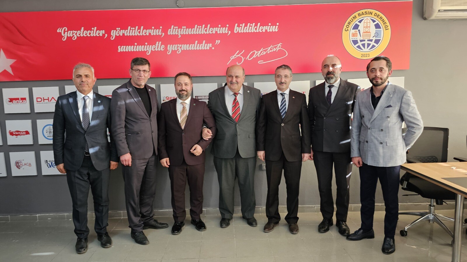 İYİ PARTİ HEYETİ,BASIN DERNEĞİ’NİNKONUĞU OLDU