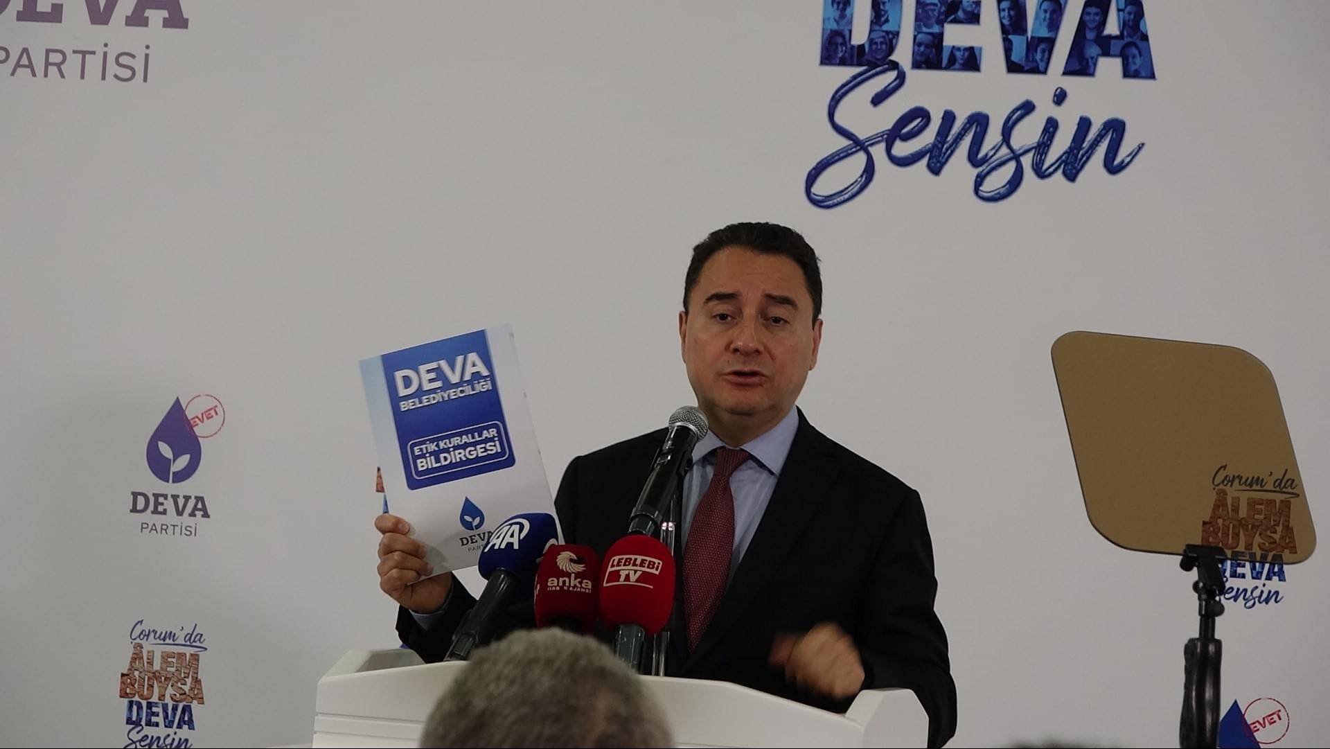 Babacan Çorum’da konuştu: Sayın Erdoğan İstanbul’a, Ankara’ya, Çorum’a hizmet etmek için size kaç seçim lazım?