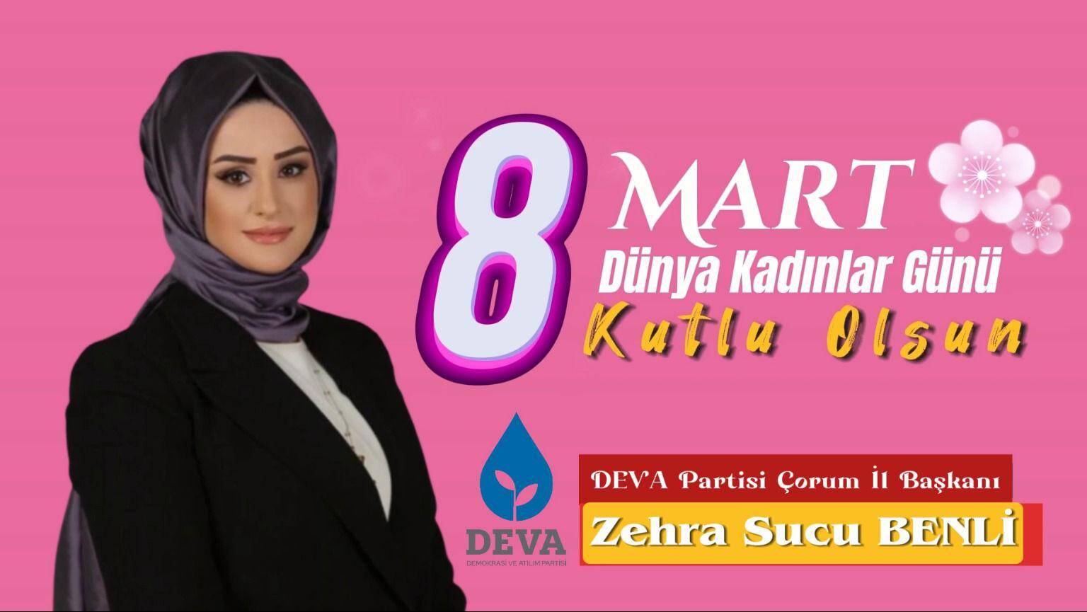 Zehra Sucu Benli, “Kadının Toplumdaki Yeri Güçlendirilmeli”
