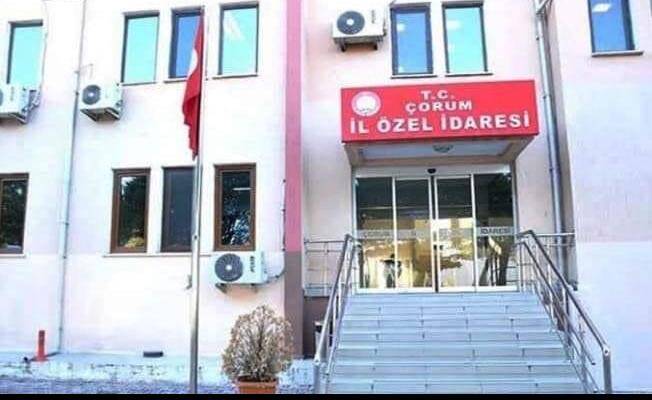 ÇORUM İL ÖZEL İDARE’YE57 DAİMİ İŞÇİ ALINACAK