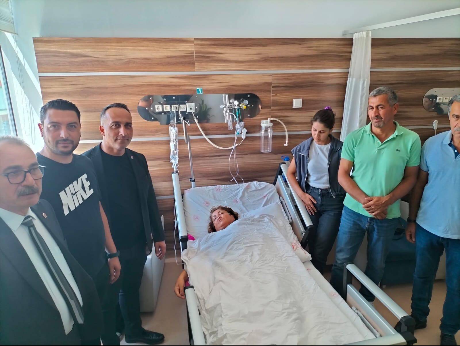 CHP’DEN ATİYE YAŞAR’AGEÇMİŞ OLSUN ZİYARETİ