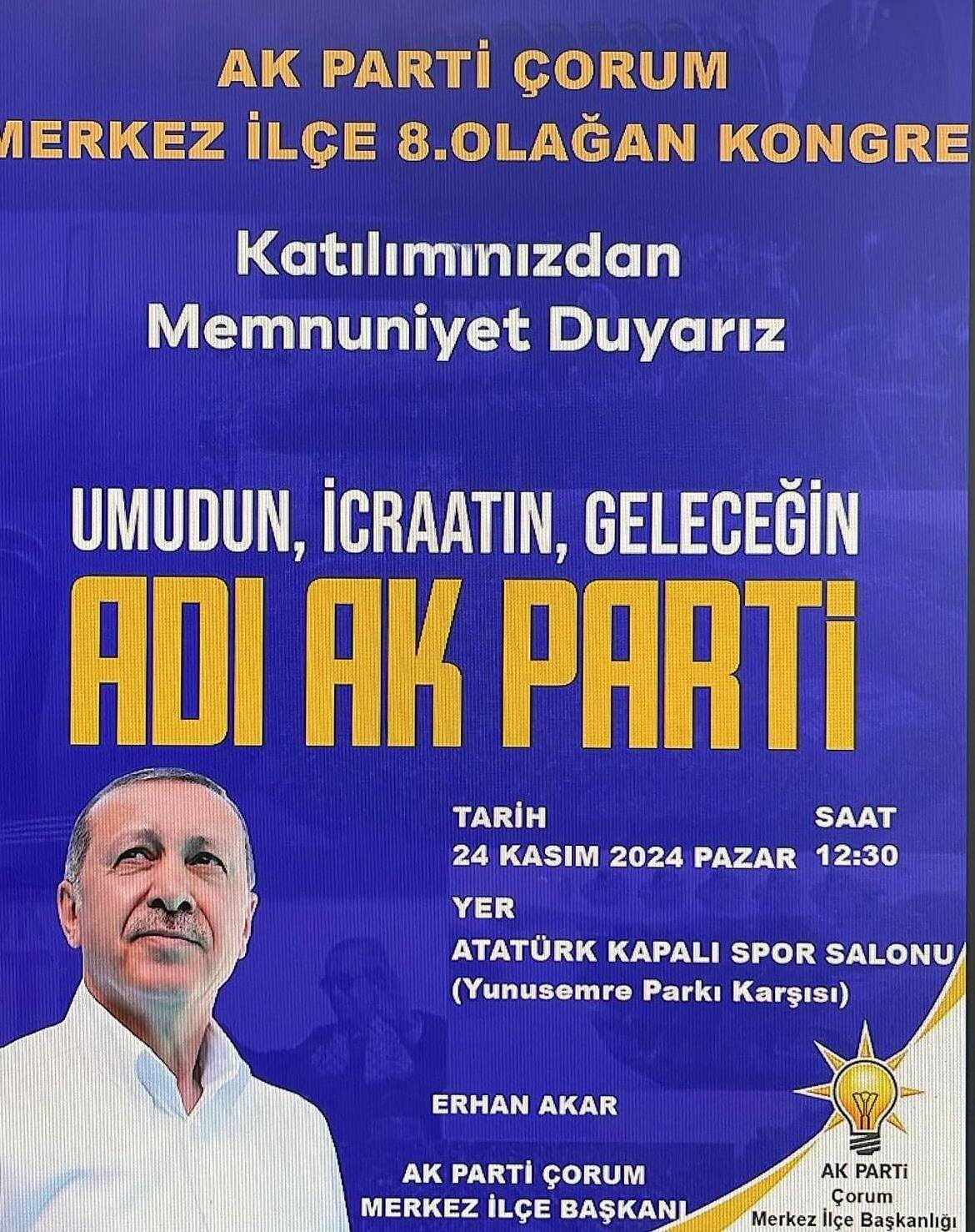 AKP’nin Kongresine İptal Yazısı Gelmedi Seçim Süreci Devam Ediyor