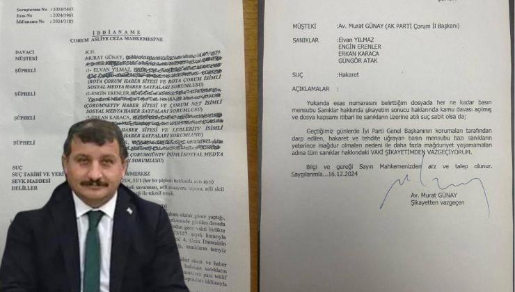 Günay, Davayı Geri Çekti