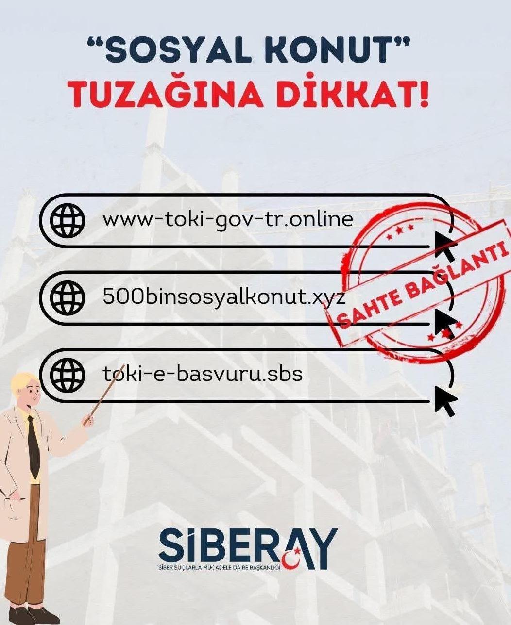 EMNİYET UYARIYOR!!…“Sosyal Konut” Tuzağına Düşmeyin