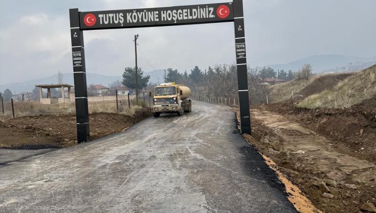 Tutuş Yolları Asfaltlandı