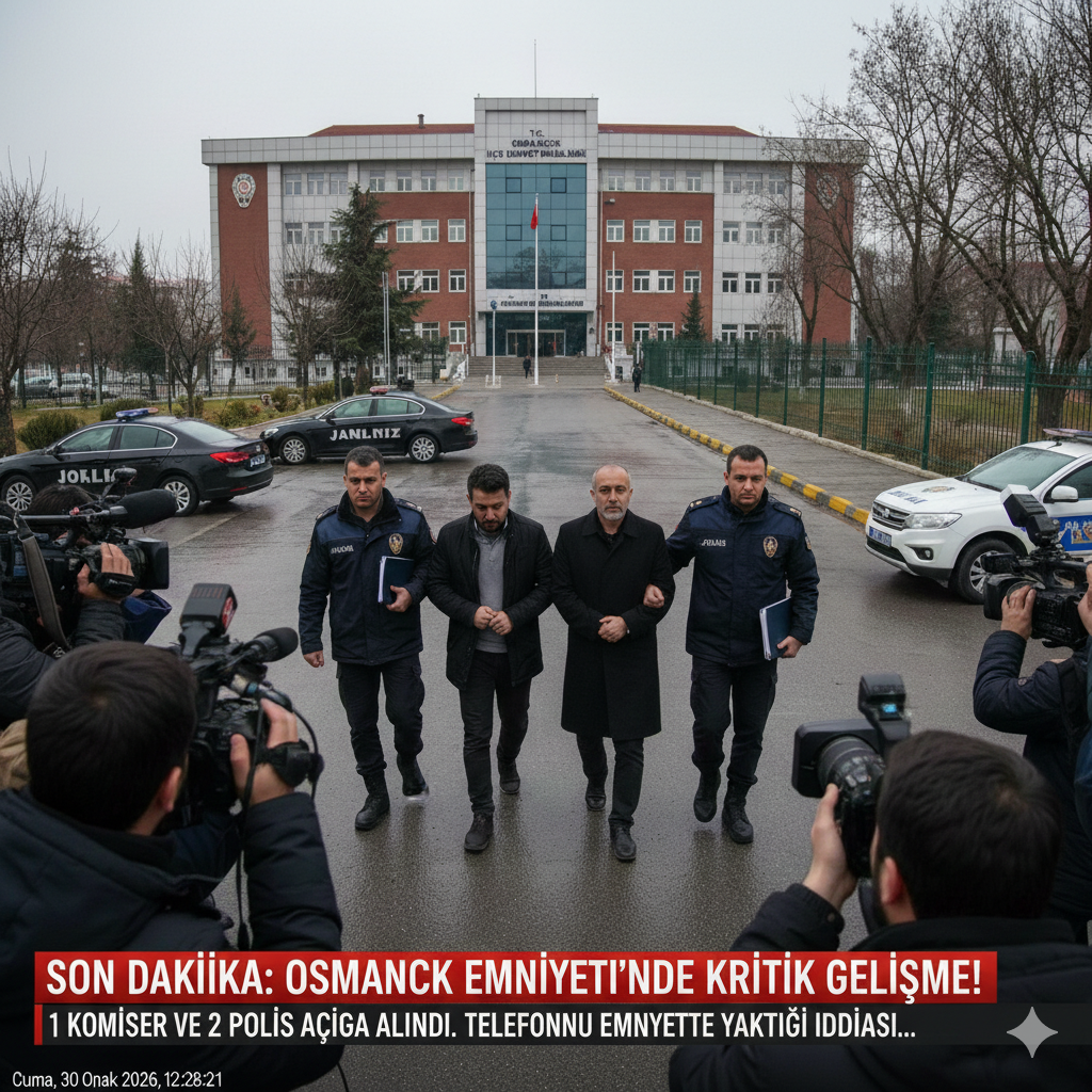 Osmancık Emniyeti’nde Hareketli Günler: Bir Komiser ve İki Polis Açığa Alındı!