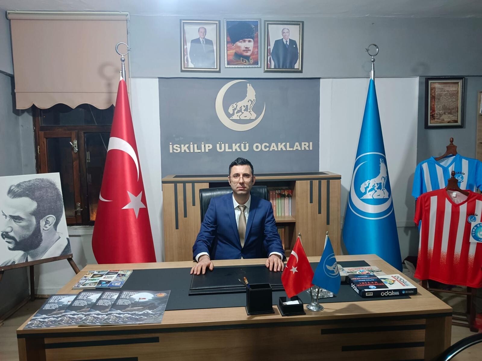 Ülkü Ocakları İskilip İlçe Başkanlığında Bayrak Değişimi