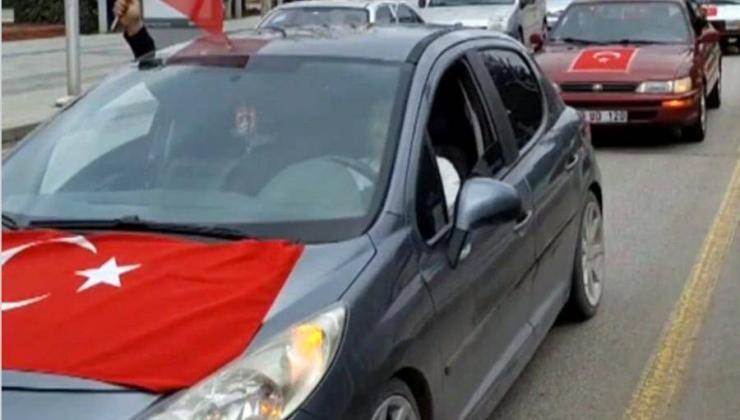 Çorum’da Yüzlerce Tekerlek Bayrağımız için Döndü